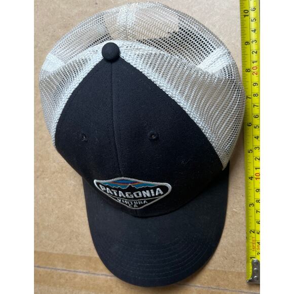 Patagonia Mesh Hat Adjustable Fits Size All Hat Cap Snap Ventura Ca Horizon - Picture 6 of 7